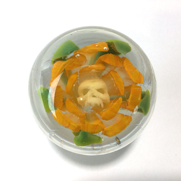 Life & Death Yellow Flowerball by Rocko Belloso - Image 2